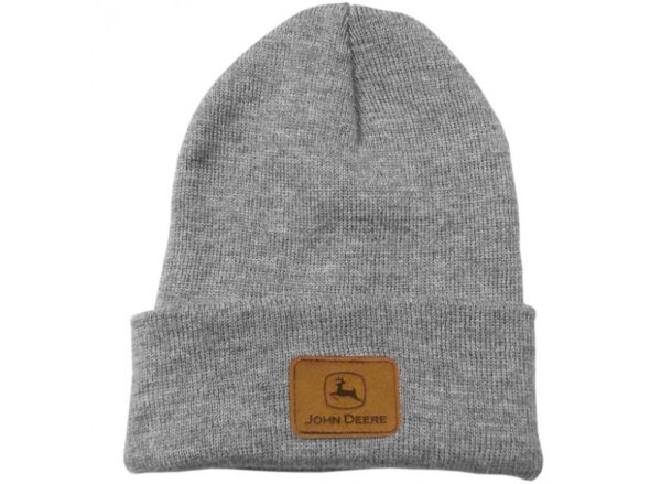 CZAPKA SZARA ZIMOWA JOHN DEERE