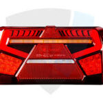 Lampa tylna zespolona LED, lewa, 12-24V, 5 funkcji z dynamicznym kierunkowskazem i trójkątnym refleksem TT.12601L