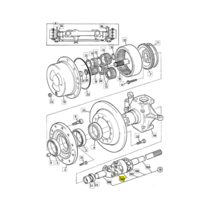 Krzyżak wału napędowego 30,2x82mm JCB 914/80207 - obrazek 2